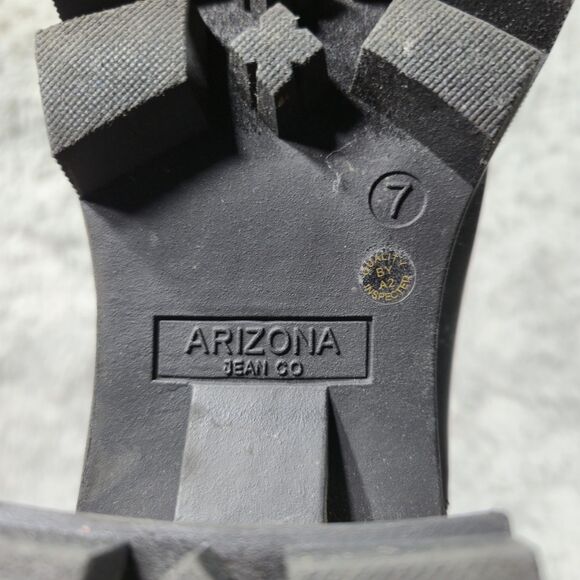 Arizona Moss Womens Size 7M Black Retro Chic Block Heeled Chelsea Booties Boots - Picture 6 of 8